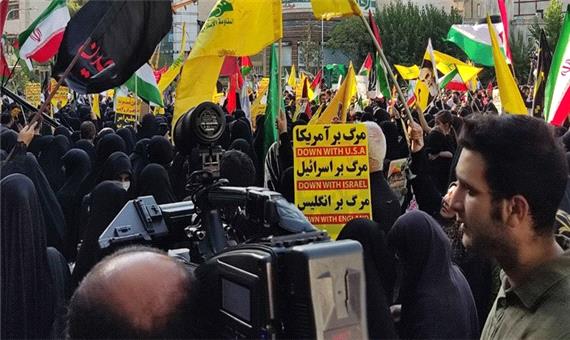 تجمع تهرانی‌ها در محکومیت جنایات رژیم صهیونیستی در غزه